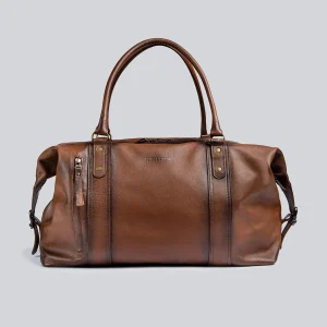 Bolso de cuero Sicilia Marrón